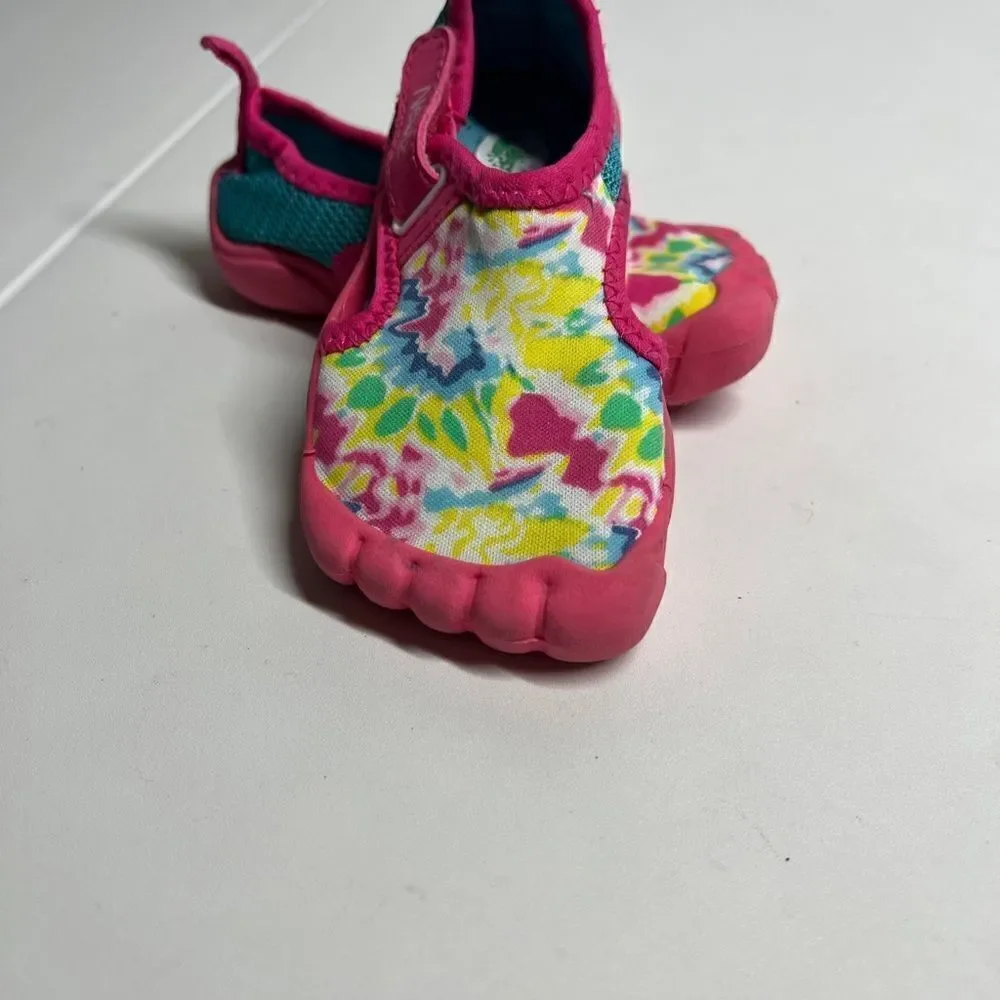Newtz Water Shoes Pink Multicolour Girls Size 5-6